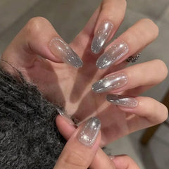 Nude Glow Cat Eye Press-On Nails