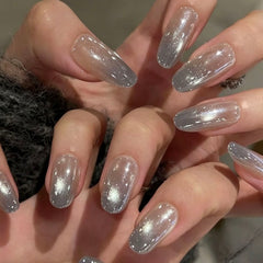 Nude Glow Cat Eye Press-On Nails