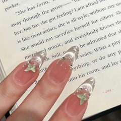 Moon Glow Butterfly Press-On Nails